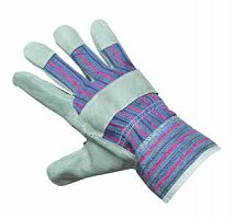 CERVA - FFHS-01-001 pracovní kožená rukavice šedá hovězí štípenka - velikost 10